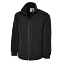 RS PRO Black Polyester Unisex Zip Work Fleece Size S 96 to 101cm 2 Pockets Zip Closure 137-0171
