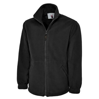 RS PRO Black Polyester Unisex Zip Work Fleece Size XL Model 137-0172