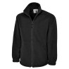 RS PRO Black Polyester Unisex Zip Work Fleece Size XL Model 137-0172
