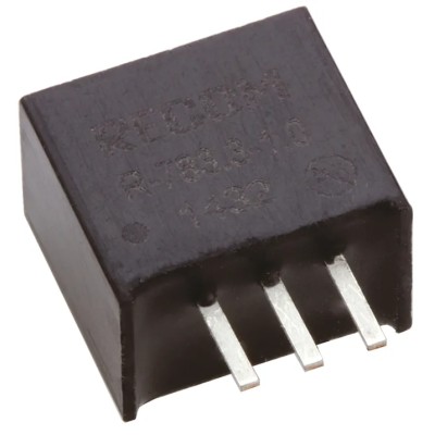 Recom Switching Regulator Through Hole 3.3V DC Output Voltage 1A Output Current 3.3W Power R-783.3-1.0