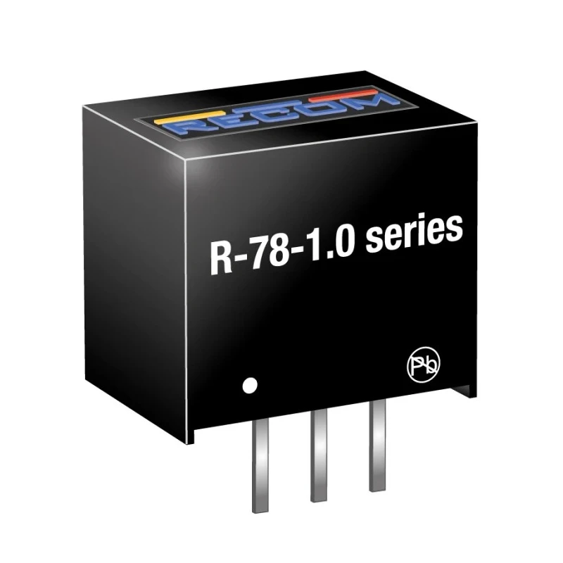 Recom Switching Regulator Through Hole 3.3V DC Output Voltage 1A Output Current 3.3W Power R-783.3-1.0