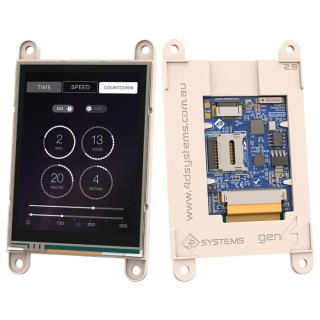 4D Systems SK-gen4-IoD-28T LCD Colour Display Touch Screen 71.12 mm 240 x 320 pixel UART Interface gen4