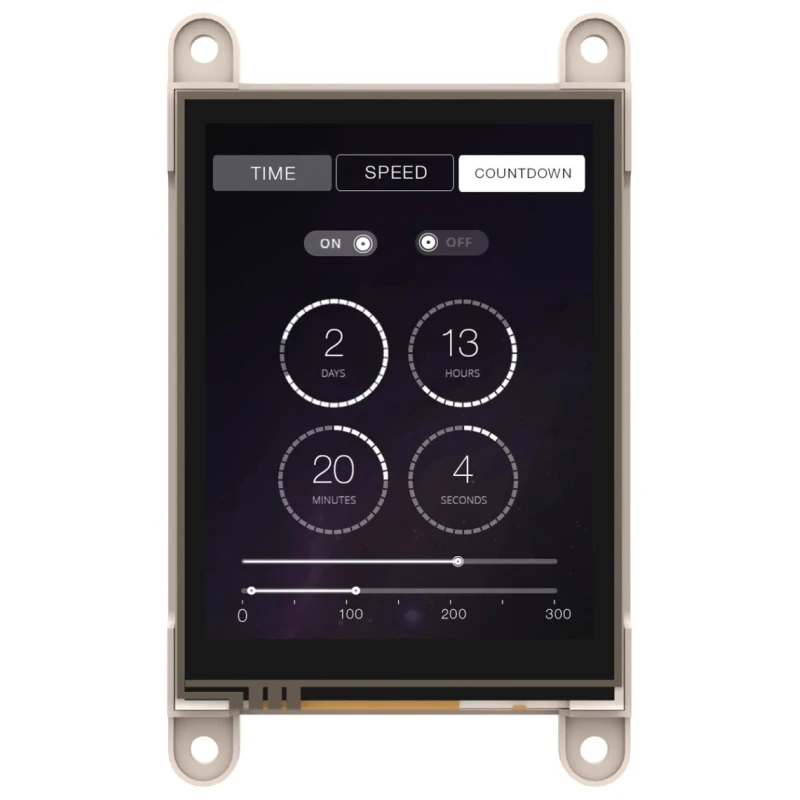 4D Systems SK-gen4-IoD-28T LCD Colour Display Touch Screen 71.12 mm 240 x 320 pixel UART Interface gen4