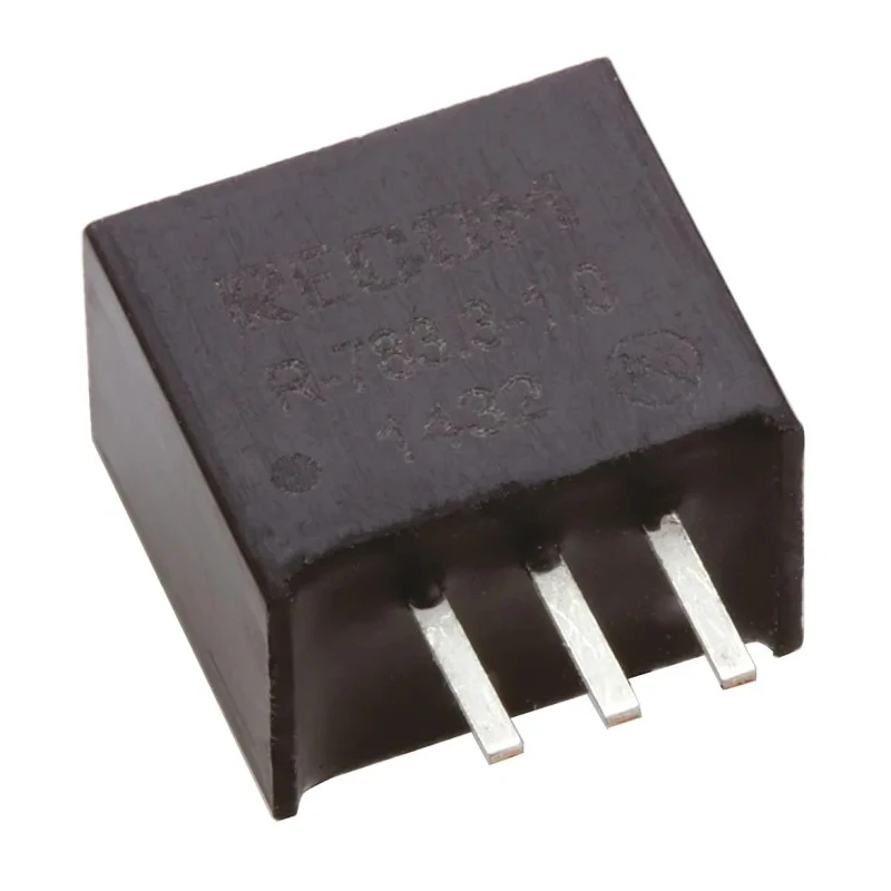 Recom Switching Regulator Through Hole, 3.3V DC Output Voltage, 1 A Output Current, 3.3W Power R-783.3-1.0