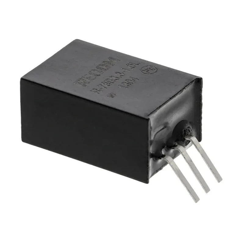 Recom Switching Regulator Through Hole 3.3V DC Output 1A Current 3.3W Power R-78B3.3-1.0L