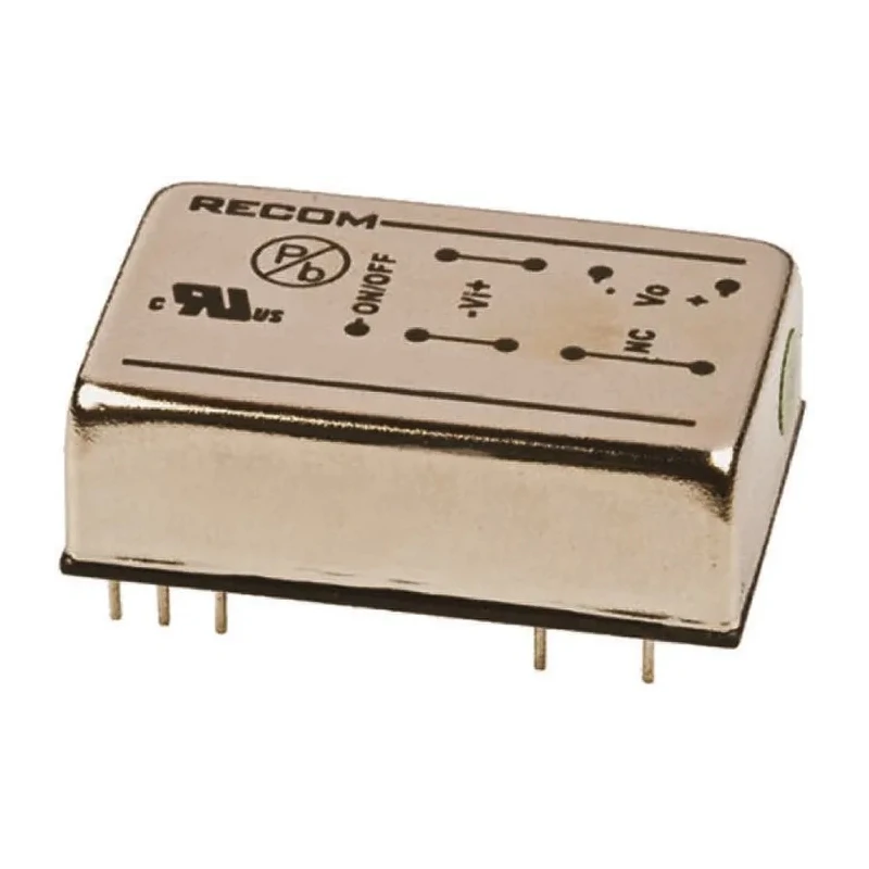 Recom 8W Single Output Regulated Isolated DC/DC Converter 24V DC Input, 3.3V DC Output, 2.4A Output Current, Through RP08-AW