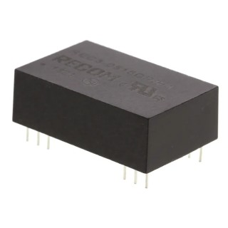 Recom DC/DC Converter, Dual Output ±15V DC, 100 mA, 3W, 4.25-5.5V Input, Through Hole DIP24 Package, Max Operating Temp REC3