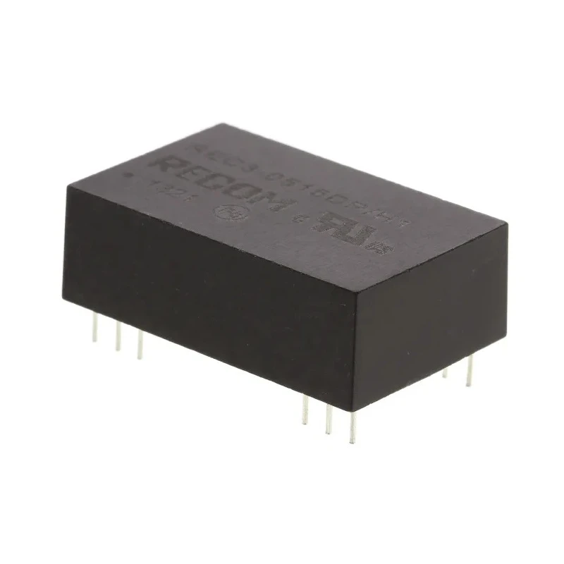 Recom DC/DC Converter, Dual Output ±15V DC, 100 mA, 3W, 4.25-5.5V Input, Through Hole DIP24 Package, Max Operating Temp REC3