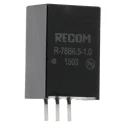 Recom Switching Regulator Through Hole, 6.5V DC Output Voltage, 1 A Output Current, 6.5W Power R-78B6.5-1.0