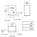 Recom Switching Regulator Through Hole, 6.5V DC Output Voltage, 1 A Output Current, 6.5W Power R-78B6.5-1.0