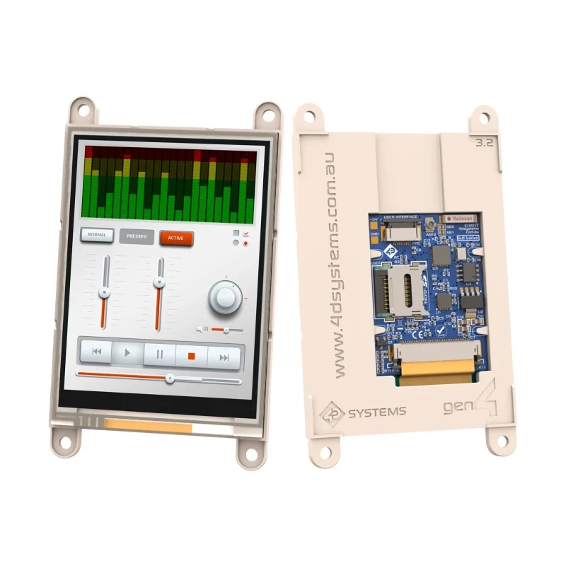 4D Systems gen4 IoD UART LCD Colour Display 81.28 mm Diagonal 240 x 320 Pixel Resistive Touch Screen SK-gen4-IoD-32T