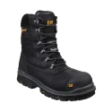 Caterpillar Premier Black Composite Toe Capped Men's Safety Boots Size UK 12 EN ISO 20345:2011 S3 HRO SRC P720150