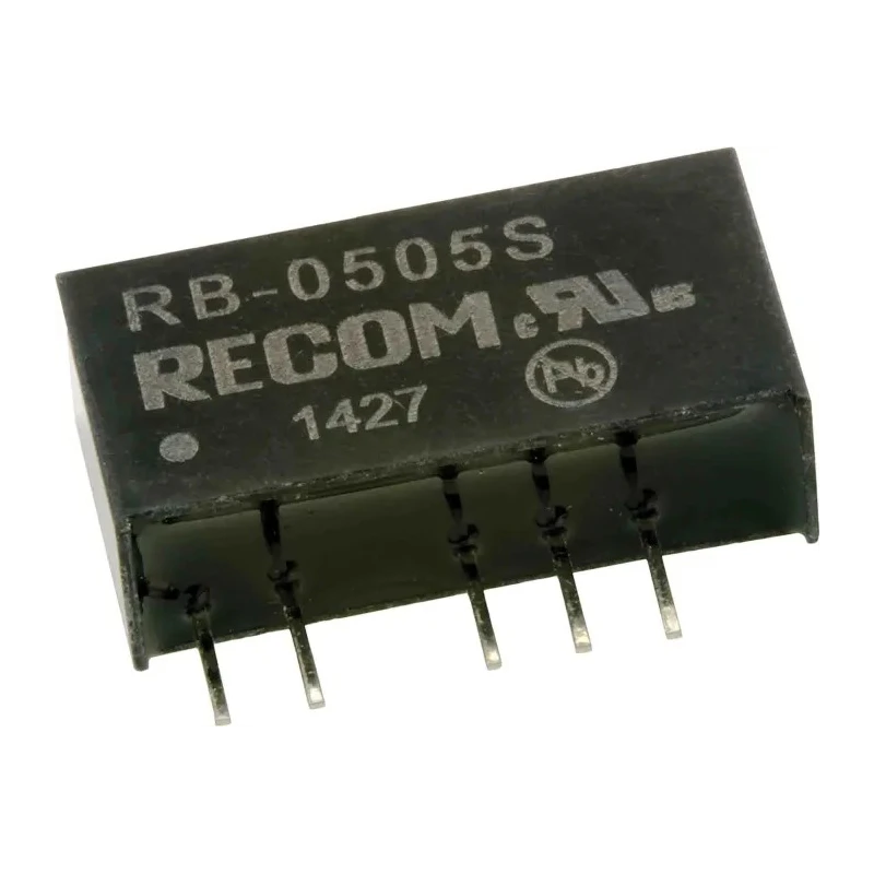 Recom 1W SIP DC/DC Converter, 5V DC Output, 200mA Output Current, 5V DC Max Input RB-0505S