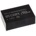 Recom DC/DC Converter, 5V DC Output, 600 mA, 5V DC Input, 4.5V Input Range, 3W Power, Through Hole, Max 80°C, Min -40°C REC3