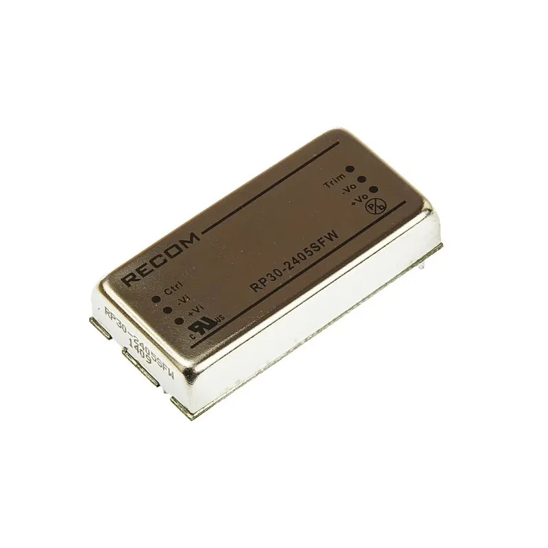 Recom DC/DC Converter 5V DC 6 A, 24V DC Input, 18V Minimum Input, 30 W Power, Through Hole Mounting RP30