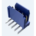 Amphenol ICC Dubox Series Right Angle Through Hole PCB Header 5 Contacts 2.54 mm Pitch 1 Row Shrouded 76382-305LF