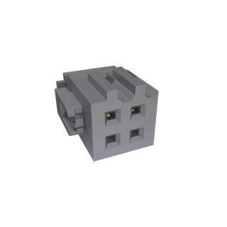 Amphenol Communications Solutions 4-Way IDC Connector Female for Cable, 2 Row, 71600-104LF