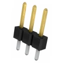 Amphenol Communications Solutions Bergstik Series Straight Through Hole Pin Header, 3 Contact(s), 2.54 mm 77311-118-03LF