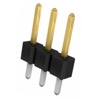 Amphenol Communications Solutions Bergstik Series Straight Through Hole Pin Header, 3 Contact(s), 2.54 mm 77311-118-03LF