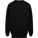 RS PRO Black Cotton, Polyester Unisex Zipper Work Sweatshirt XL 440 to 460 mm 137-0251