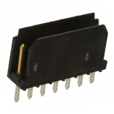 Amphenol Communications Solutions Dubox Series Straight Through Hole PCB Header 7 Contacts 2.54 mm Pitch 76384-307LF