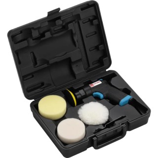 RS PRO 76.2 mm Orbital Air Sander 73.6 L/min Air Consumption 2100 rpm Speed 1/4 in Air Inlet 137-0897