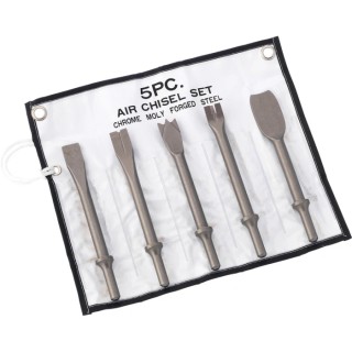 RS PRO 5 Piece Chrome Moly Forged Chisel Set with 401" Parker Taper Shank 137-0899