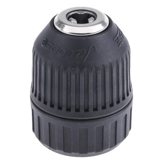 RS PRO Robust and Durable 10mm Keyless Air Drill Chuck, Threaded Connection, Cast Steel Construction 137-0905