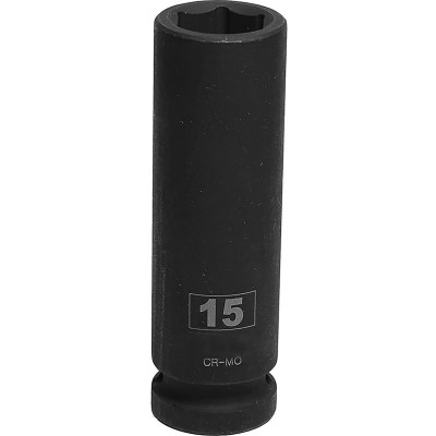 RS PRO 15 mm Deep Impact Socket 12.7 mm Square Drive 137-0917