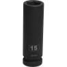 RS PRO 15 mm Deep Impact Socket 12.7 mm Square Drive 137-0917
