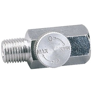 RS PRO Flow Controller Flow Regulator Inlet Female Threaded 1/4 in Outlet Male Threaded 1/4 in 137-0946