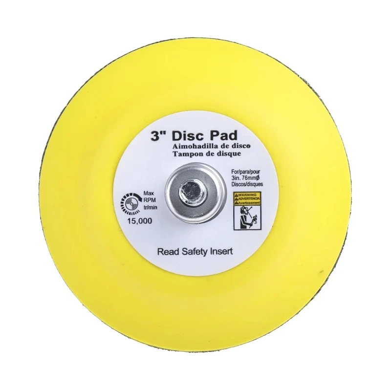 RS PRO 3" Velcro Backing Pad for Use with Abrasive Disc Taiwan 137-0949