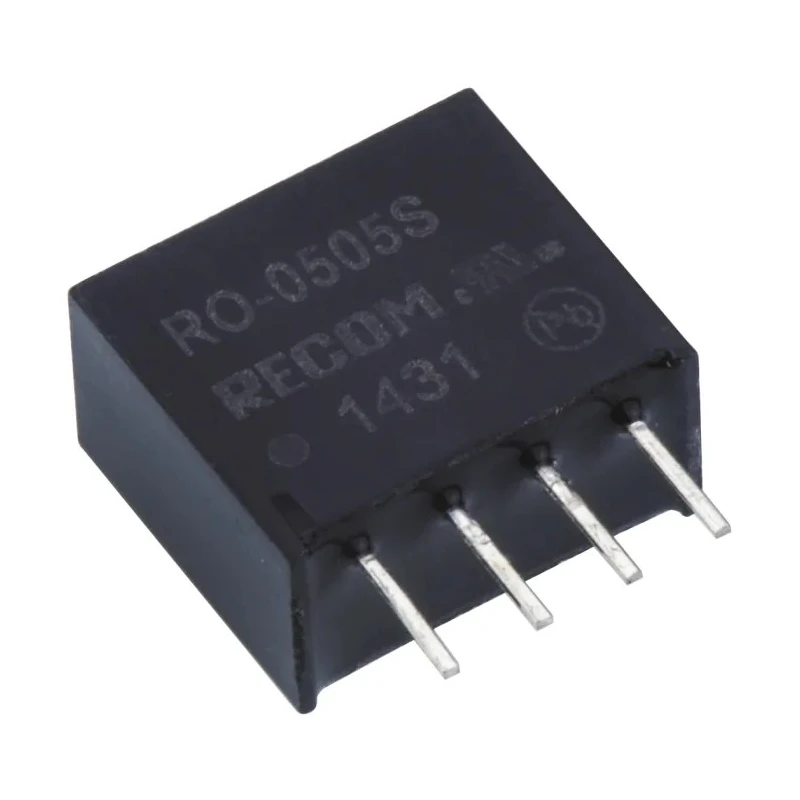 Recom 5V DC/DC Converter 200 mA 5V DC Input 4.5V Input 1W Through Hole RO-0505S