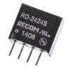 Recom DC/DC Converter SIP Package, 1W Power, 24V DC Output, 42mA Output Current, Through Hole Mount RO-2424S