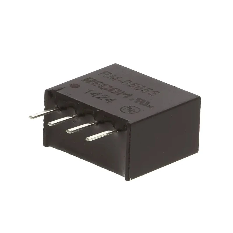 Recom DC/DC Converter 5V DC Output 50mA 4.5V-5V Input Through Hole SIP Package RM-0505S