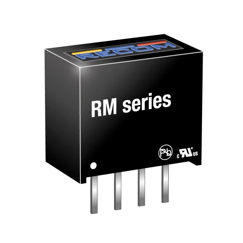 Recom DC/DC Converter 5V DC Output 50mA 4.5V-5V Input Through Hole SIP Package RM-0505S