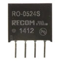 Recom DC/DC Converter 24V DC 42mA 5V DC Input 4.5V Input 1W Through Hole RO-0524S