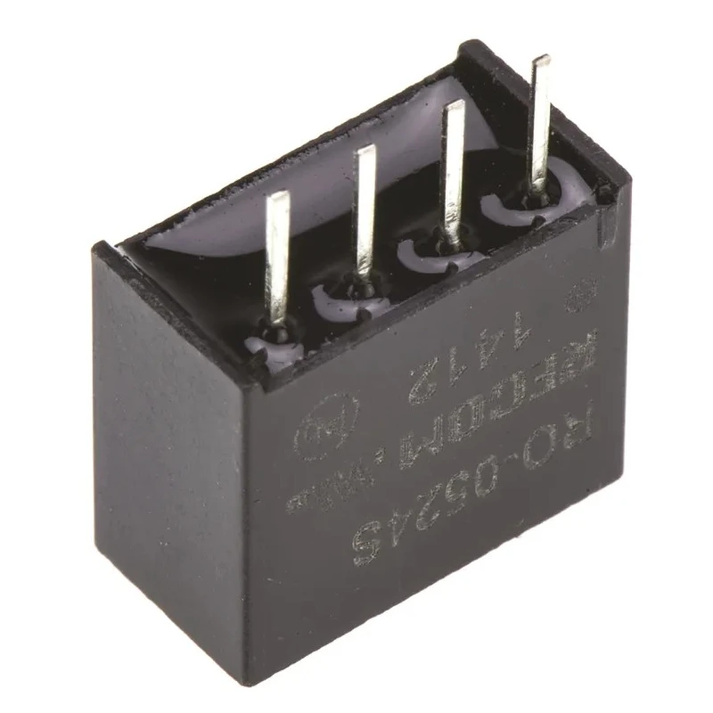 Recom DC/DC Converter 24V DC 42mA 5V DC Input 4.5V Input 1W Through Hole RO-0524S