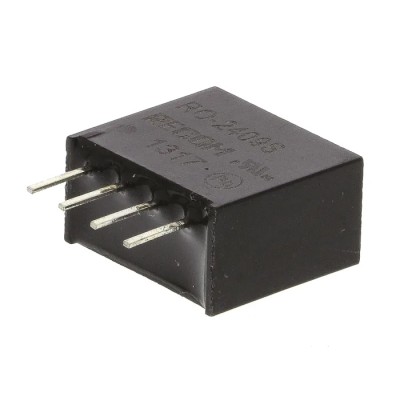 Recom DC/DC Converter 9V DC Output 111mA, 24V DC Input, 1 W Power, Through Hole 6-Pin RO-2409S