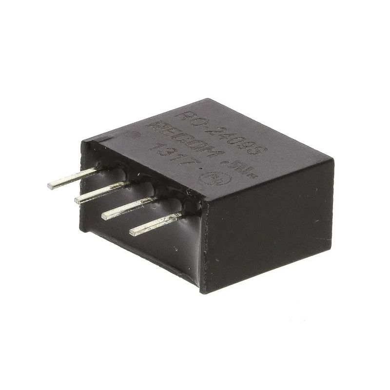 Recom DC/DC Converter 9V DC Output 111mA, 24V DC Input, 1 W Power, Through Hole 6-Pin RO-2409S