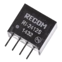 Recom DC/DC Converter 12V DC Output 167mA 24V DC Input 2W Through Hole SIP4 Package RI-2412S
