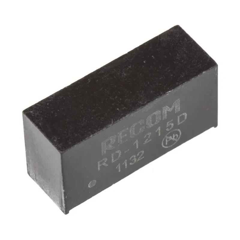 Recom DC/DC Converter SIP7 Type, Dual ±15V Output, 2W Power, 12V DC Input, 66mA Output Current, Through Hole Mount RD-1215D