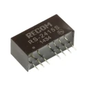 Recom DC/DC Converter, 15V DC Output, 134 mA, 2W Power, 18-24V DC Input, Through Hole Mount RS-2415S