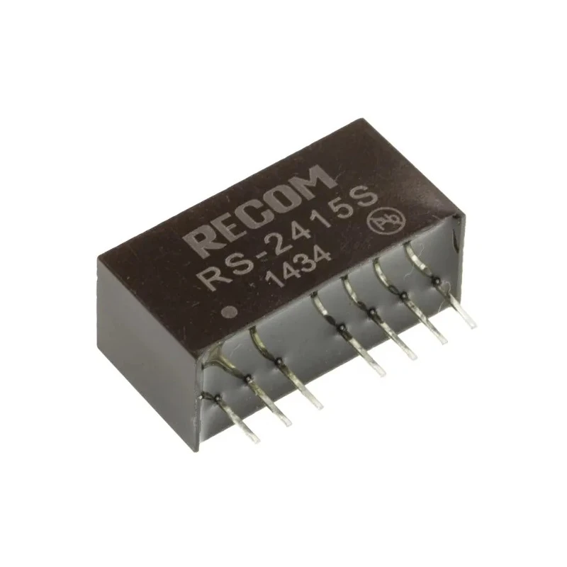 Recom DC/DC Converter, 15V DC Output, 134 mA, 2W Power, 18-24V DC Input, Through Hole Mount RS-2415S
