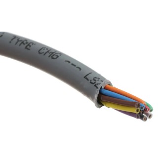 Alpha Wire Alpha Essentials LSZH Communication & Control Series Data Cable 3 Pairs 10 Cores 0.35 mm² 30 m 300V 1180L SL005
