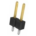 Amphenol Communications Solutions Bergstik Series Straight Through Hole Pin Header, 2 Contact, 2.54 mm Pitch 77311-101-02LF