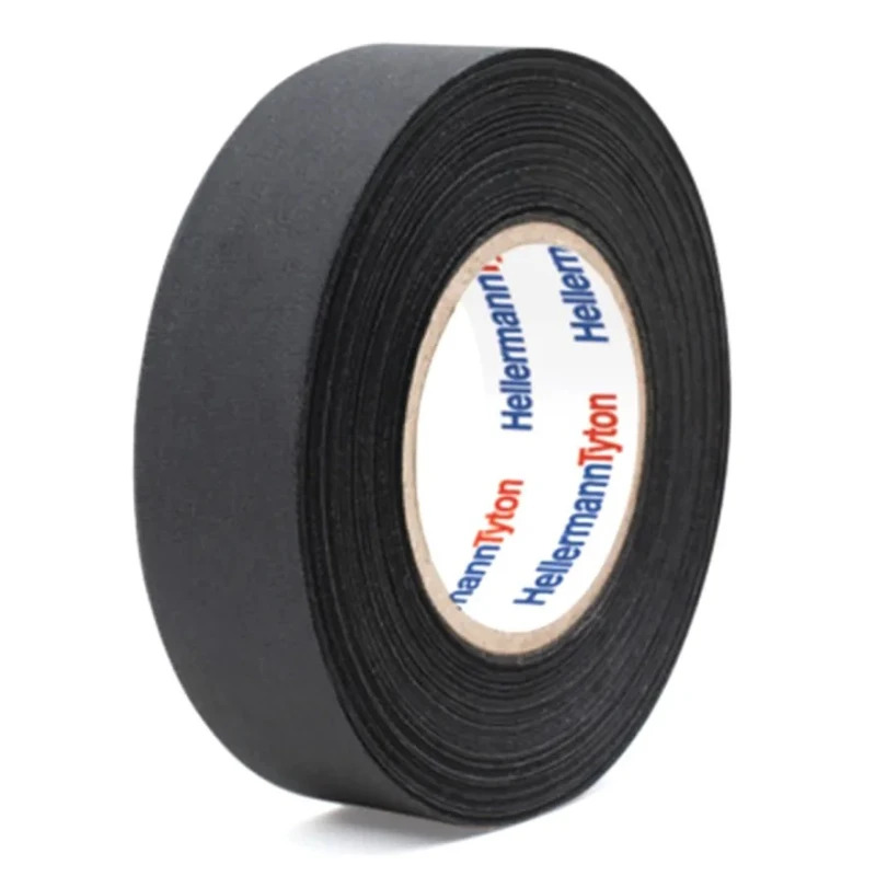HellermannTyton Helatape Protect 300 Black Polyethylene Terephthalate Electrical Tape 19mm 712-10001 HTAPE-PROTECT300-PET-BK