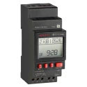 Muller Digital DIN Rail Time Switch 1 Channel, 230V AC, SPDT Contact, 10 Year Battery Life SC 18.13 EASY 230V 50-60HZ