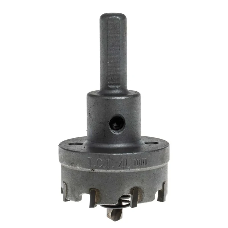 RS PRO Tungsten Carbide Tipped Hole Saw Drill Bit 40 mm Diameter, Arbor 10 mm Shank, 1 Piece 673-4737
