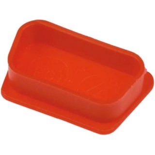 Amphenol Communications Solutions D-Sub Connector Accessory Dust Cap Male 50 Contacts Red Polypropylene 70522CLF
